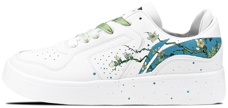 custom-shoes-women-li-ning-street-player-van-gogh-almond-blossoms-oil-painting-graffiti-splash
