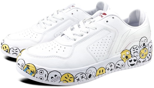 (W) 李寧ストリートプレイヤー「白黄落書き」カスタムシューズ AGCQ328-4(Team叁-女款表情包) Lookbook (W) 李寧ストリートプレイヤー「白黄落書き」カスタムシューズ AGCQ328-4(Team叁-女款表情包)