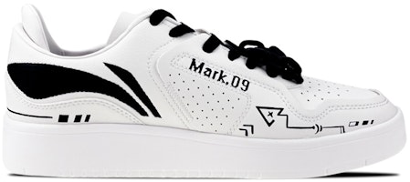 【定制球鞋】 LiNing李寧 街頭玩家 機能 復古 線條 字母塗鴉 鏈條 低幫 板鞋 女款 白黑 Order 【定制球鞋】 LiNing李寧 街頭玩家 機能 復古 線條 字母塗鴉 鏈條 低幫 板鞋 女款 白黑