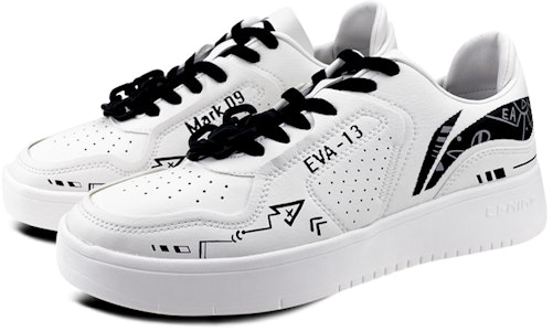 (W) 李寧 ストリートプレイヤーLow 白黒落書きチェーン AGCQ328-4(Team叁-女款字母涂鸦黑白) Lookbook (W) 李寧 ストリートプレイヤーLow 白黒落書きチェーン AGCQ328-4(Team叁-女款字母涂鸦黑白)