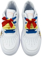 【定製球鞋】 LiNing李寧 街頭玩家 街頭玩家 是在玩鞋 低幫 聖誕鈴鐺 塗鴉 玩偶掛件 低幫 板鞋 女款 白藍黃 Shop 【定製球鞋】 LiNing李寧 街頭玩家 街頭玩家 是在玩鞋 低幫 聖誕鈴鐺 塗鴉 玩偶掛件 低幫 板鞋 女款 白藍黃