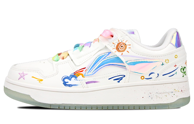 [Custom Shoes] (Women) Li-Ning T1 'Laser Graffiti Splash'