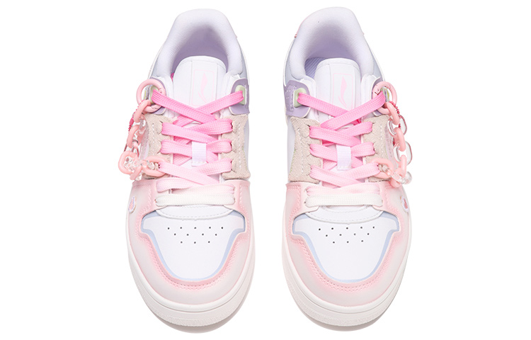 [Custom Shoes] (W) Li-Ning Tian Ji 'Distressed Gradient Pink Embroidery Heart Charm' Valentine's Day 圖 4