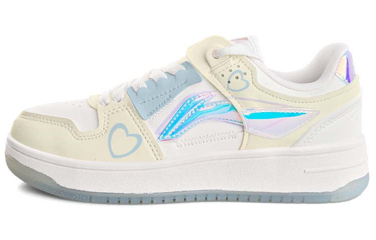 [Custom Shoes] (W) Li-Ning Tian Ji 'Lemon Cream - Heart Hand-Drawn'