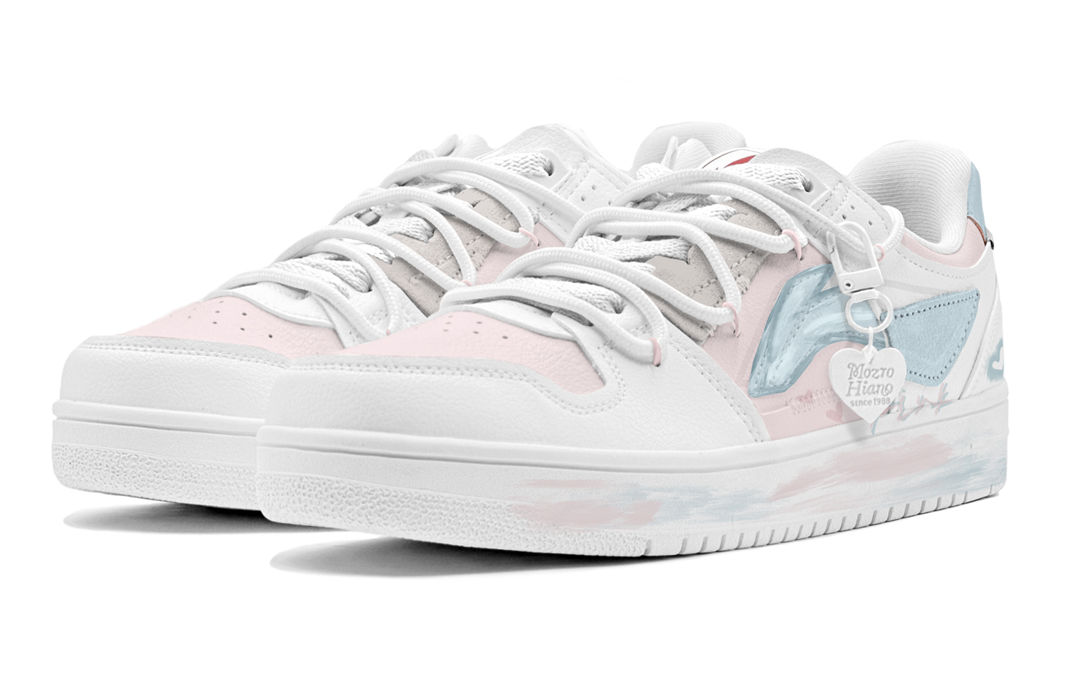 [Custom Shoes] (W) Li-Ning Tian Ji 'Pink Heart Charm' 圖 3