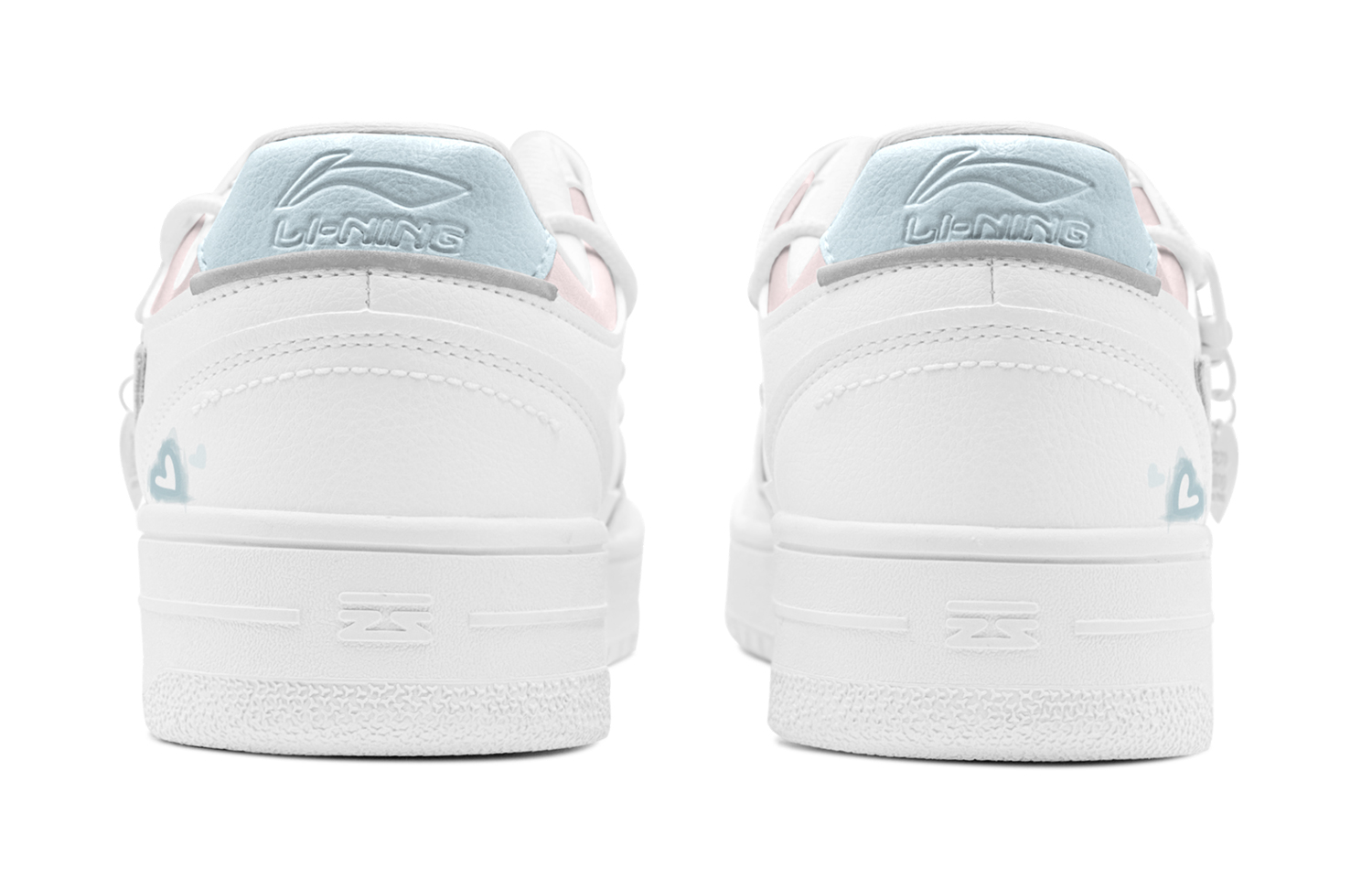 [Custom Shoes] (W) Li-Ning Tian Ji 'Pink Heart Charm' 圖 4