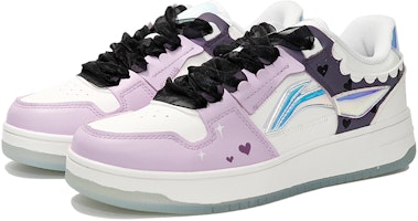 (W) 리닝 천기 '퍼플화이트 리본하트' 커스텀 슈즈 AGCP362-8(TeamThree-女款爱心紫白) Lookbook (W) 리닝 천기 '퍼플화이트 리본하트' 커스텀 슈즈 AGCP362-8(TeamThree-女款爱心紫白)