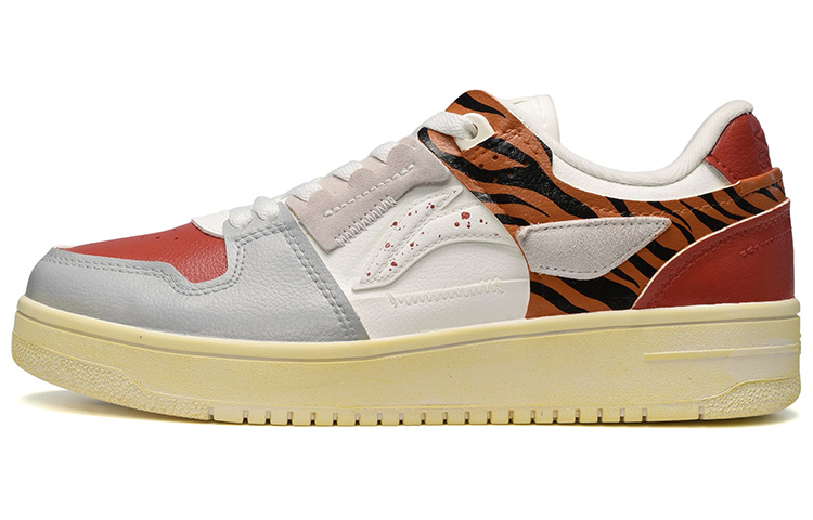 [Custom Shoes] (Women) Li-Ning Tian Ji 'Tiger Pattern Red White Grey'
