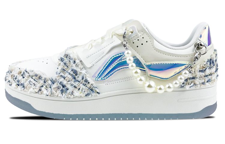 [Custom Shoes] (W) Li-Ning Tian Ji 'Valentine's Day Blue and White'