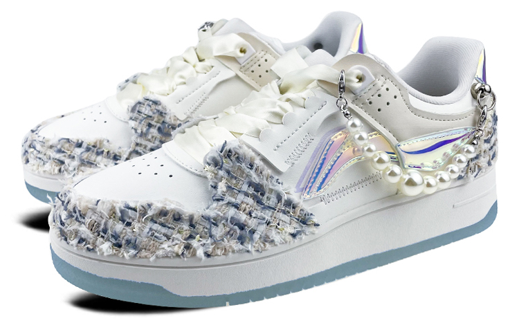 [Custom Shoes] (W) Li-Ning Tian Ji 'Valentine's Day Blue and White' 圖 3