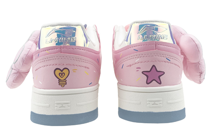 Purchase (W) 【定制鞋款】李宁 天机「情人节花卉彩虹糖果魅力」 AGCP362-8(Team叁-女款彩虹熊粉)