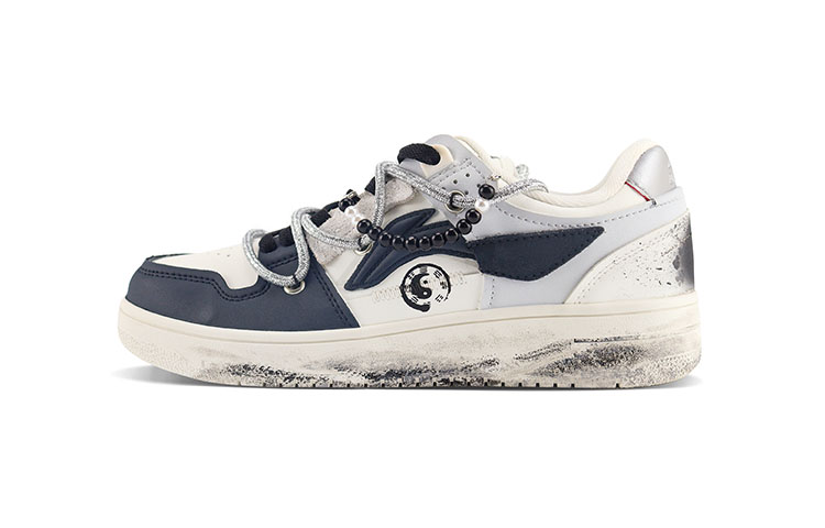 Buy (W) [Kasut Custom] Li-Ning Tianji 'Percikan Dakwat Hitam Putih' AGCS392-5(Team119-八卦)