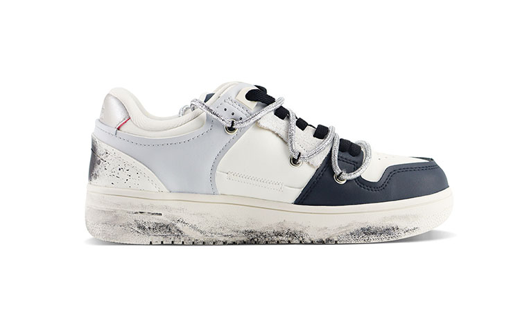 Order (W) [Kasut Custom] Li-Ning Tianji 'Percikan Dakwat Hitam Putih' AGCS392-5(Team119-八卦)