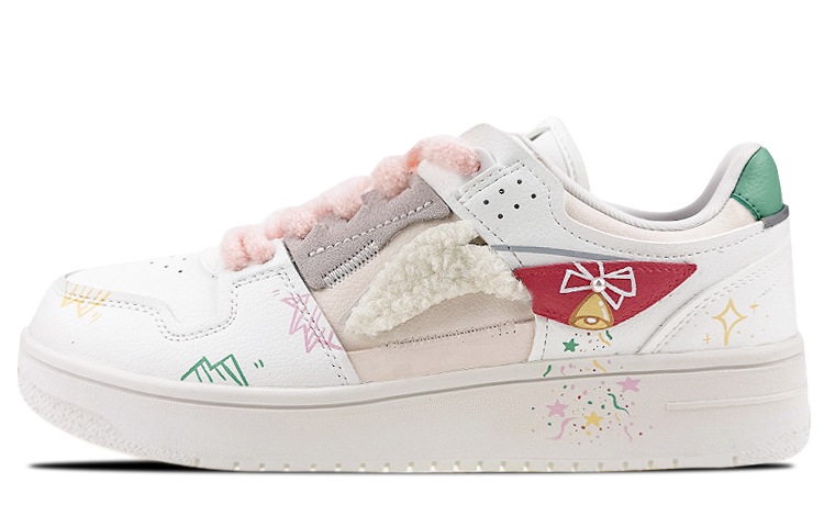 Buy (W) 리닝 천기 '크리스마스 벨 화이트-그린' (커스텀 슈즈) AGCP362-15(Team叁-女款铃铛圣诞)