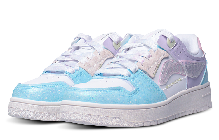 Shop (W) Li-Ning Tianji "Fantasía Helada" San Valentín (Edición Limitada) AGCP362-12(TeamEight-女款冰雪节白粉紫)
