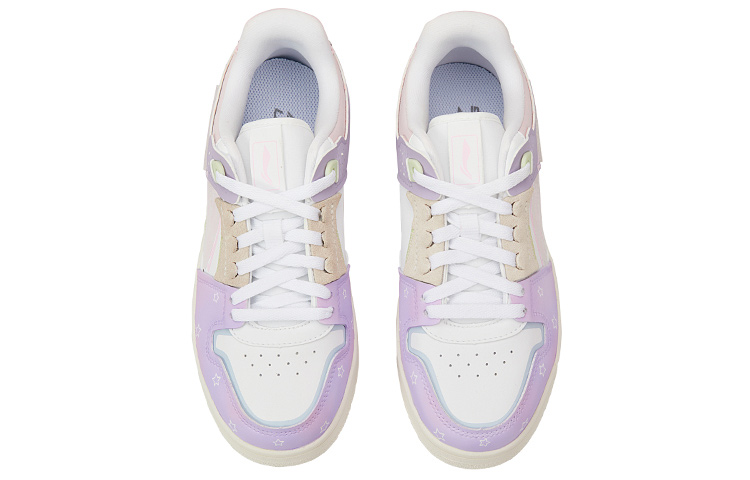 Shop (W) [Kasut Custom] Li-Ning Tianji 'Graffiti Academy' AGCP362-12(Team15-女款手绘涂鸦星星粉紫)