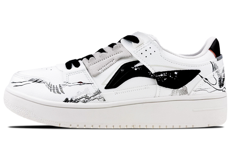 [Custom Shoes] (W) Li-Ning Tianji 'Ink Crane'