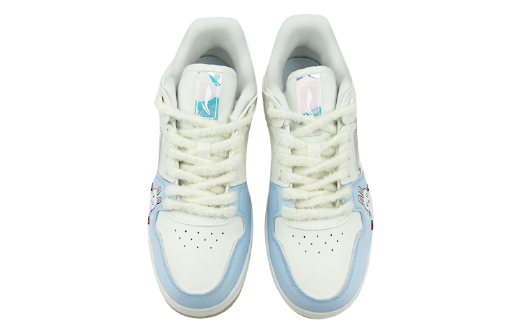 Shop (W) [Kasut Custom] Li-Ning Tianji 'Laser CNY Arnab Graffiti Putih Biru' AGCP362-8(Team叁-女款镭射兔子QD)