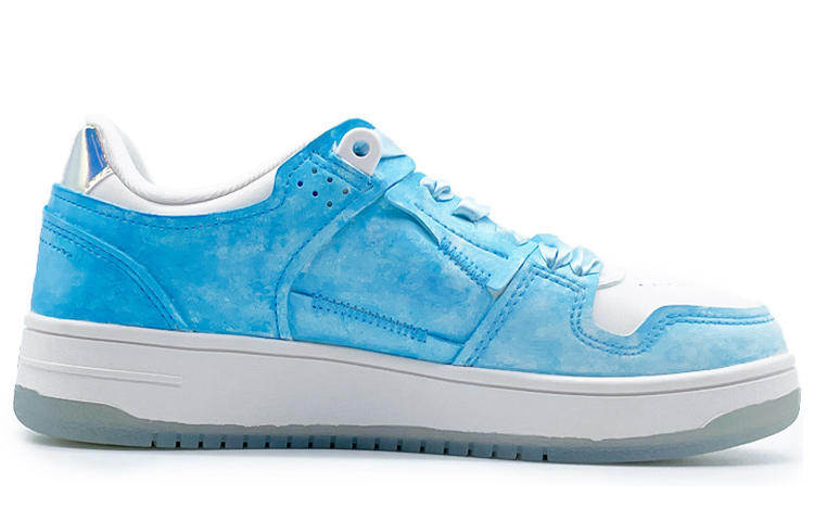 Order (W) [Kasut Custom] Li-Ning Tianji 'Laser Ais dan Salji - Biru Putih' AGCP362-8(Team40-女款天迹冰雪奇缘蓝白)