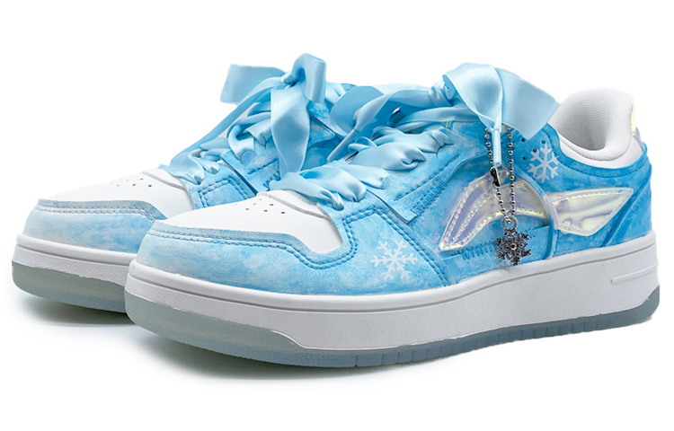Lookbook (W) [Kasut Custom] Li-Ning Tianji 'Laser Ais dan Salji - Biru Putih' AGCP362-8(Team40-女款天迹冰雪奇缘蓝白)