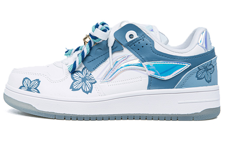 Buy (W) [Kasut Custom] Li-Ning Tianji 'Laser Sakura Navy' AGCP362-8(Team1-女款蓝樱花)
