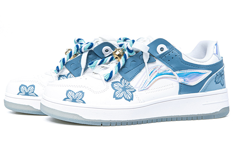 Lookbook (W) [Kasut Custom] Li-Ning Tianji 'Laser Sakura Navy' AGCP362-8(Team1-女款蓝樱花)