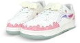 Shop 【定製球鞋】LiNing李寧 天跡 雷射 禮盒 草莓蛋糕 流淌 塗鴉 鞋帶扣 少女 低筒 板鞋 女款 白粉