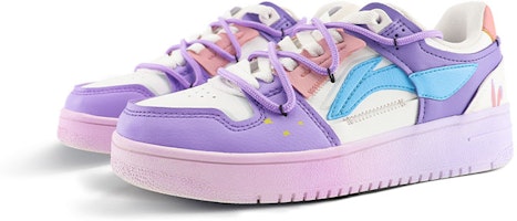 【客製球鞋】 LiNing李寧 天跡 淺墨染指 紫兔耳朵 鬼馬少女 馬卡龍 溫柔可愛 甜妹 低筒 板鞋 女款 紫色 Shop 【客製球鞋】 LiNing李寧 天跡 淺墨染指 紫兔耳朵 鬼馬少女 馬卡龍 溫柔可愛 甜妹 低筒 板鞋 女款 紫色