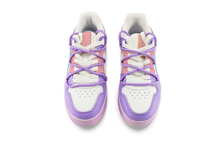 Purchase (W) [Kasut Custom] Li-Ning Tianji 'Macaron Ungu Arnab' AGCP362-17(Team119-星黛露兔耳朵)