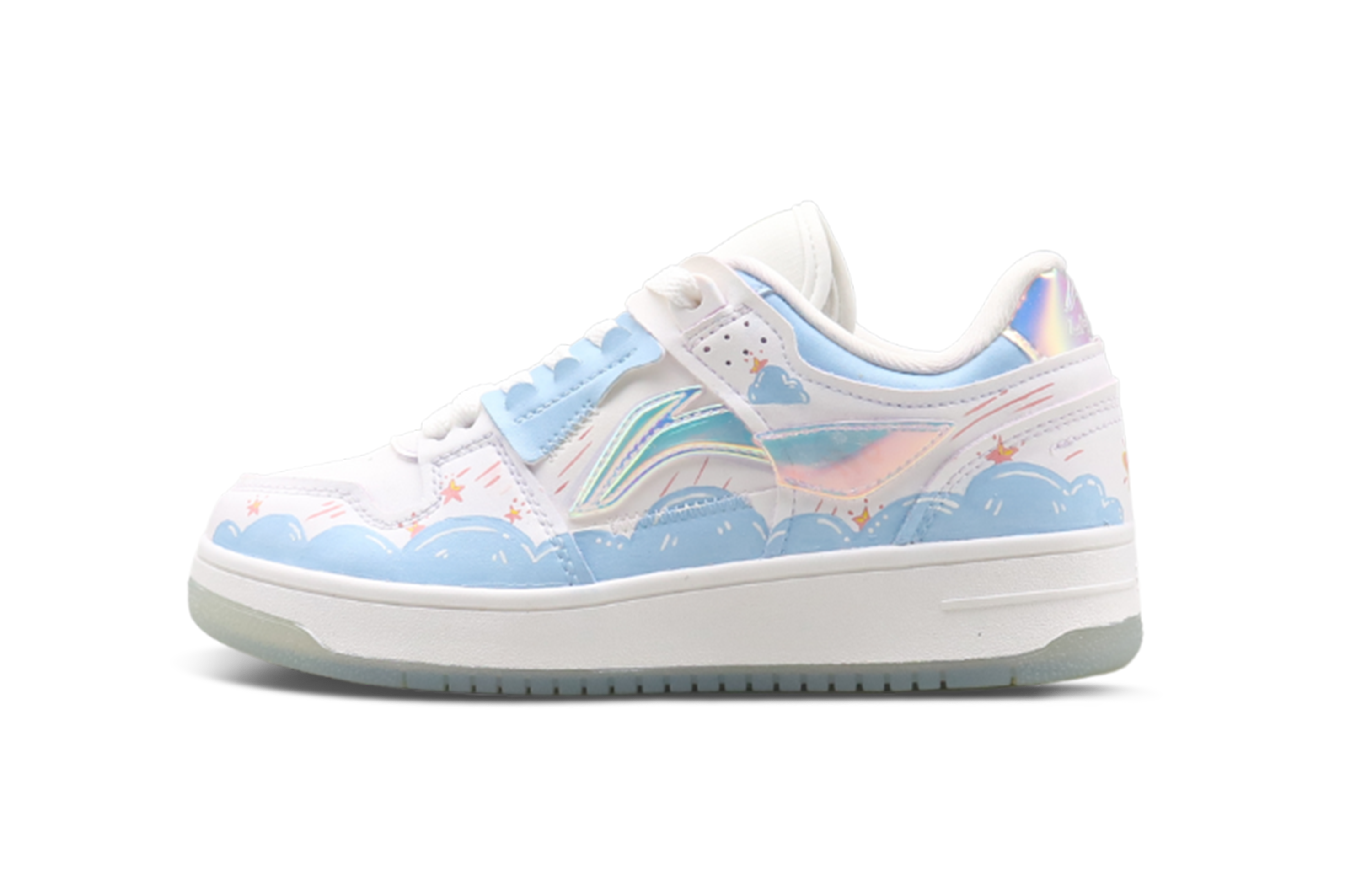 [Custom Shoes] (W) Li-Ning Tianji 'Meteor Blue-Orange'