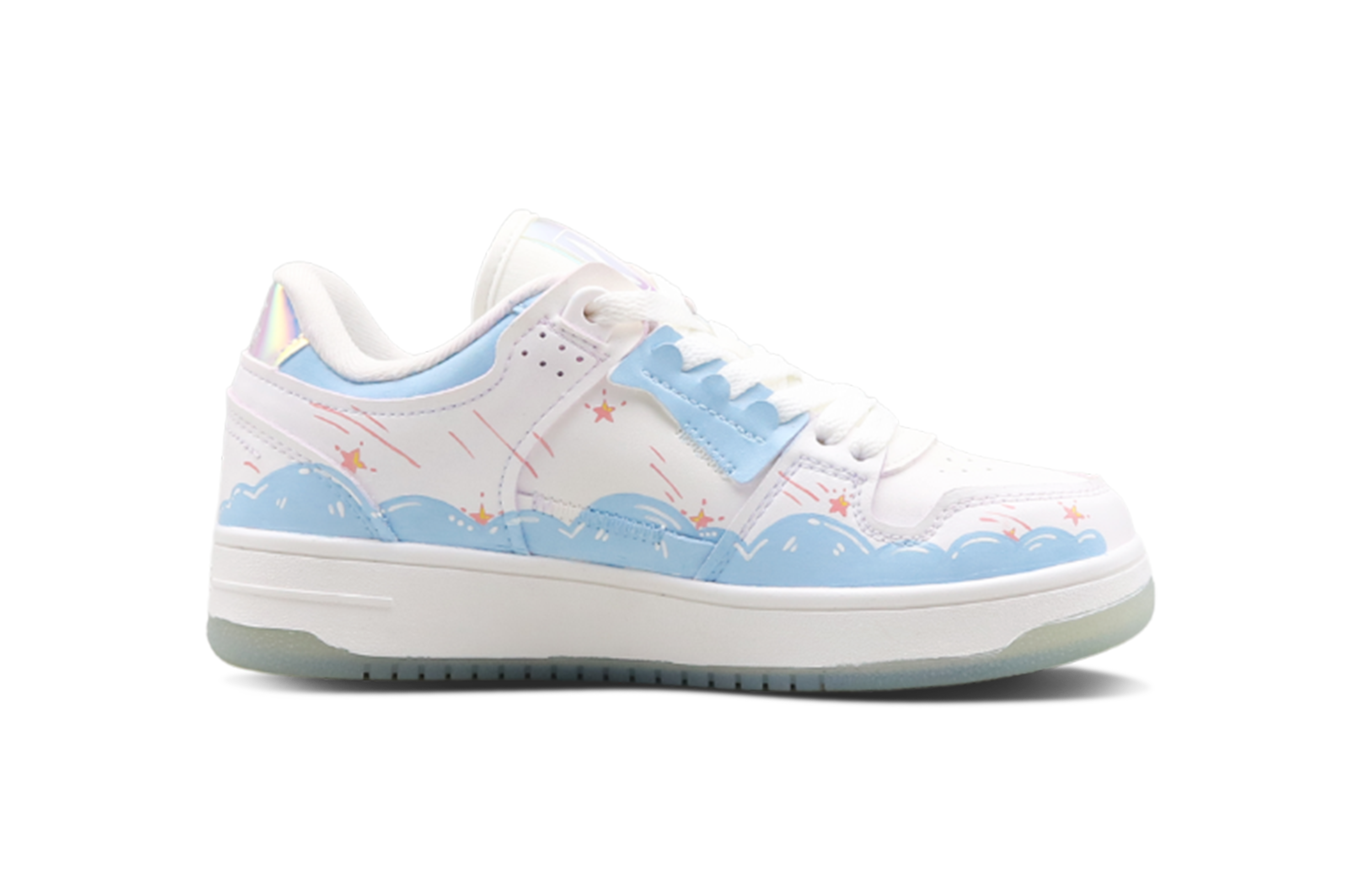 [Custom Shoes] (W) Li-Ning Tianji 'Meteor Blue-Orange' 圖 2