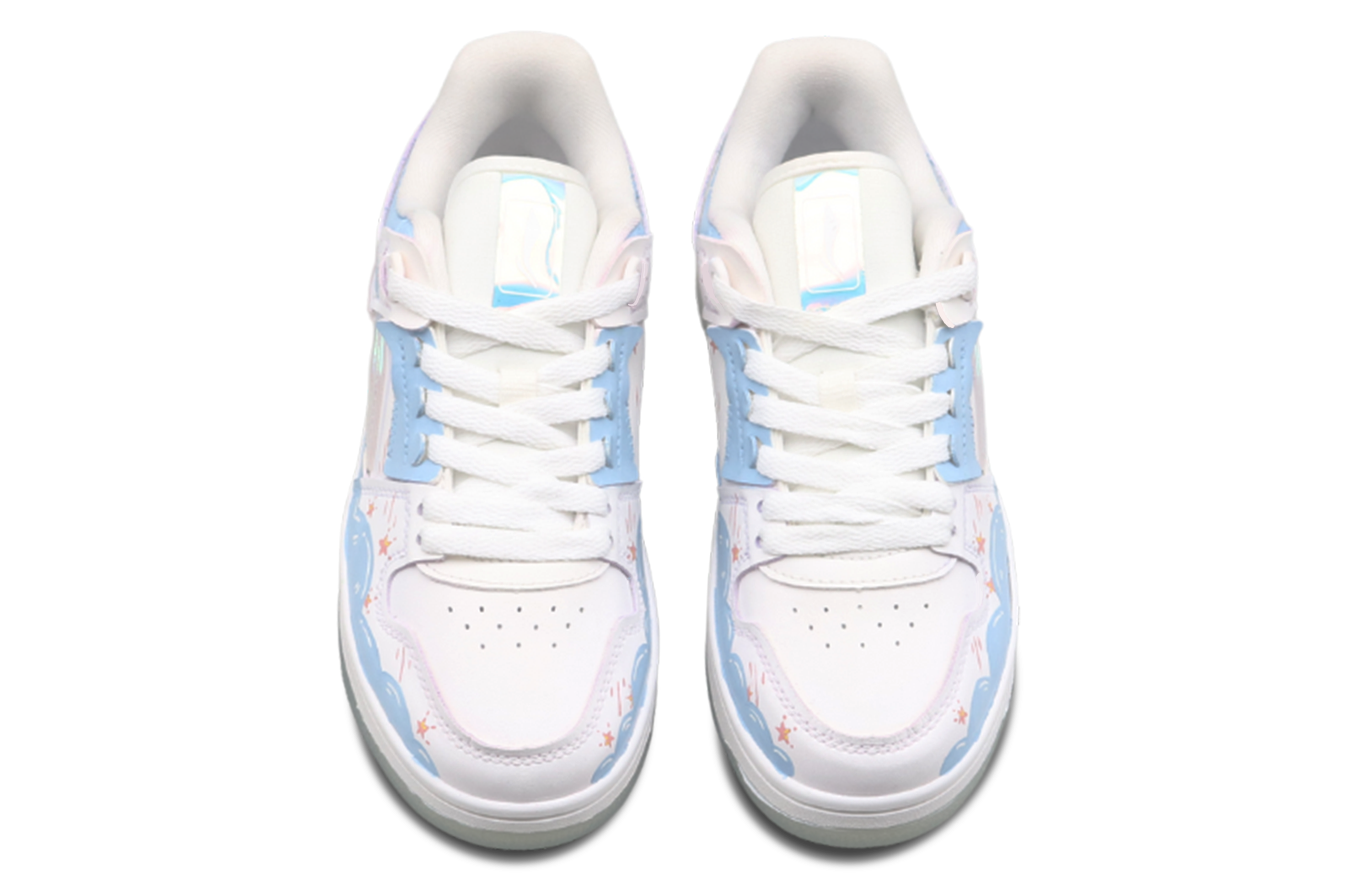 [Custom Shoes] (W) Li-Ning Tianji 'Meteor Blue-Orange' 圖 4