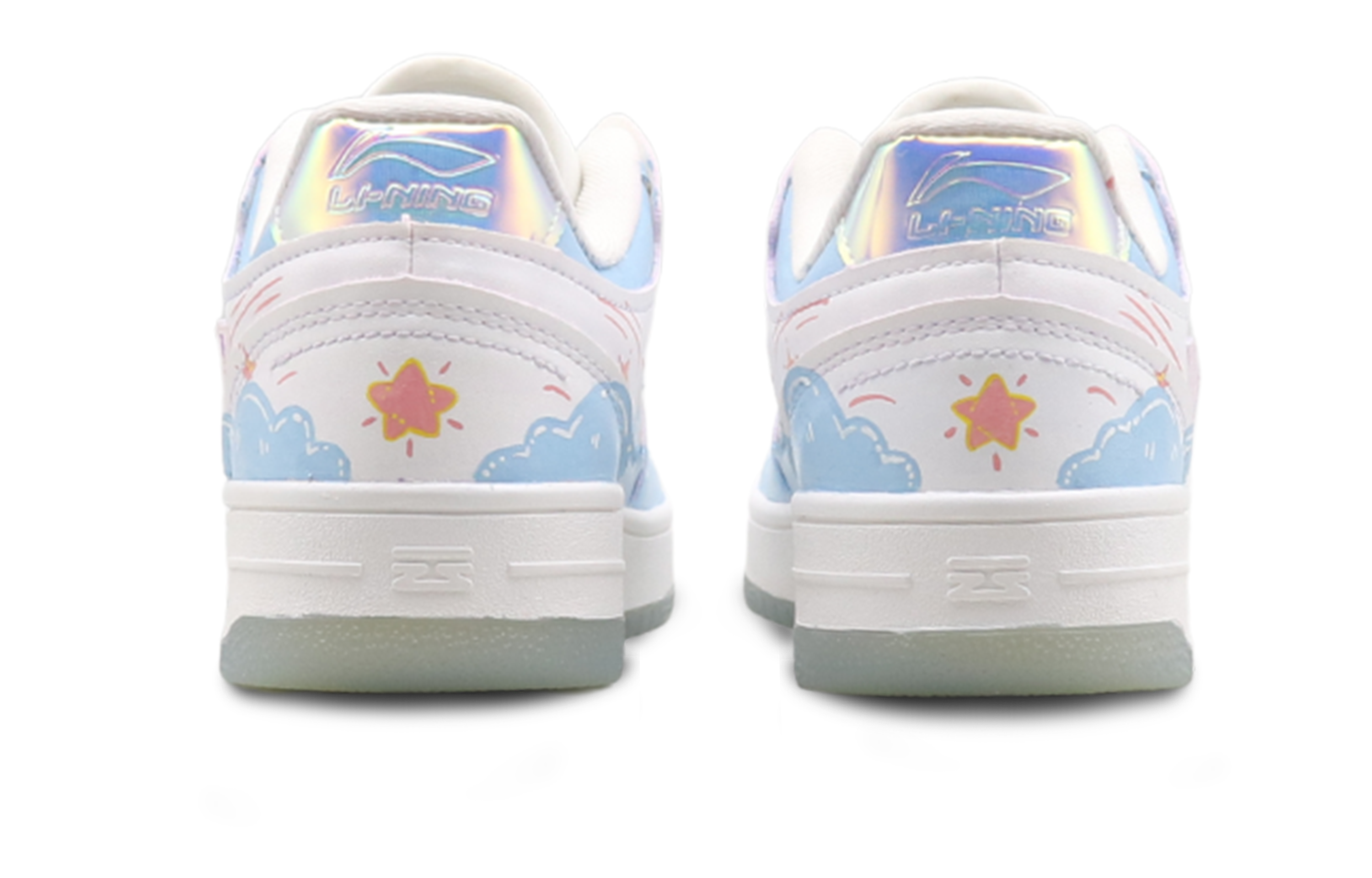 [Custom Shoes] (W) Li-Ning Tianji 'Meteor Blue-Orange' 圖 5