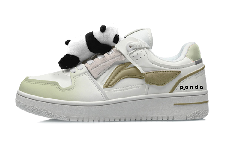 Buy (W) [Kasut Custom] Li-Ning Tianji 'Panda Doll Putih Hijau' AGCP362-7(Team-S熊猫玩偶)