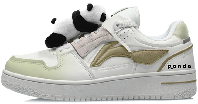 custom-shoes-women-li-ning-tianji-panda-doll-white-green