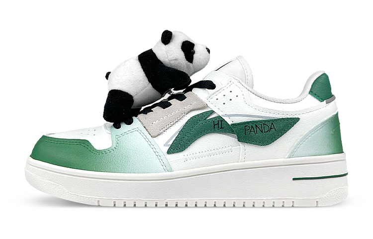 Buy (W) 리닝 천기 '판다 화이트 그린' 커스텀 슈즈 AGCP362-15(Team58-天迹熊猫女)