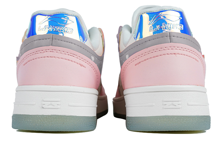 Purchase (W) [Sepatu Kustom] Li-Ning Tianji 'Pink Abu Putih - Kelinci Abu' AGCP362-8(Team陆-灰兔轻定制QD)