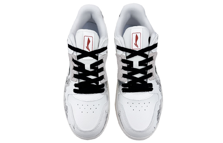 [Custom Shoes] (W) Li-Ning Tianji 'Raffia Grass Ink Bamboo White Black' 圖 4