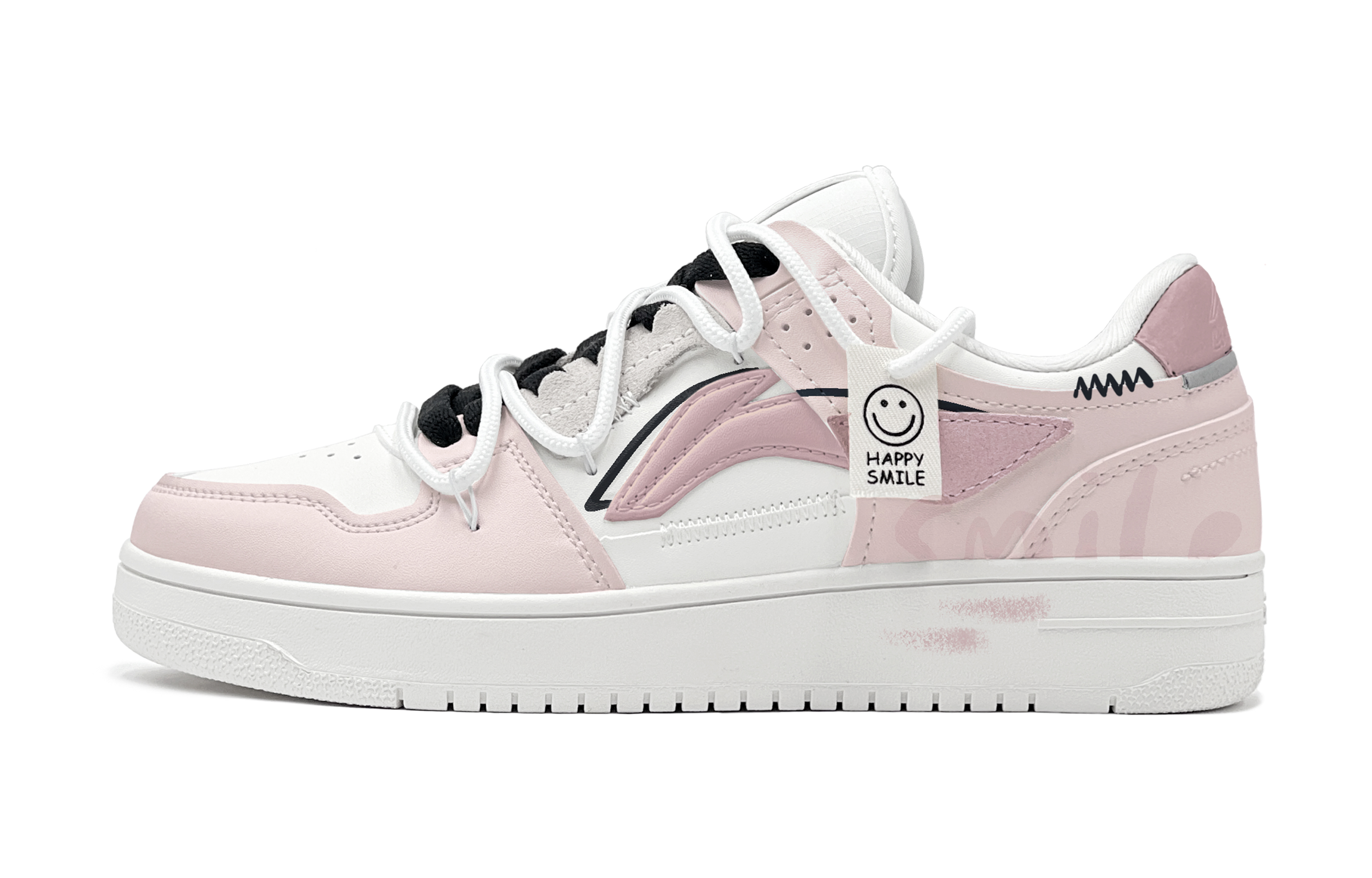 [Custom Shoes] (W) Li-Ning Tianji 'Smiley Pink-White'