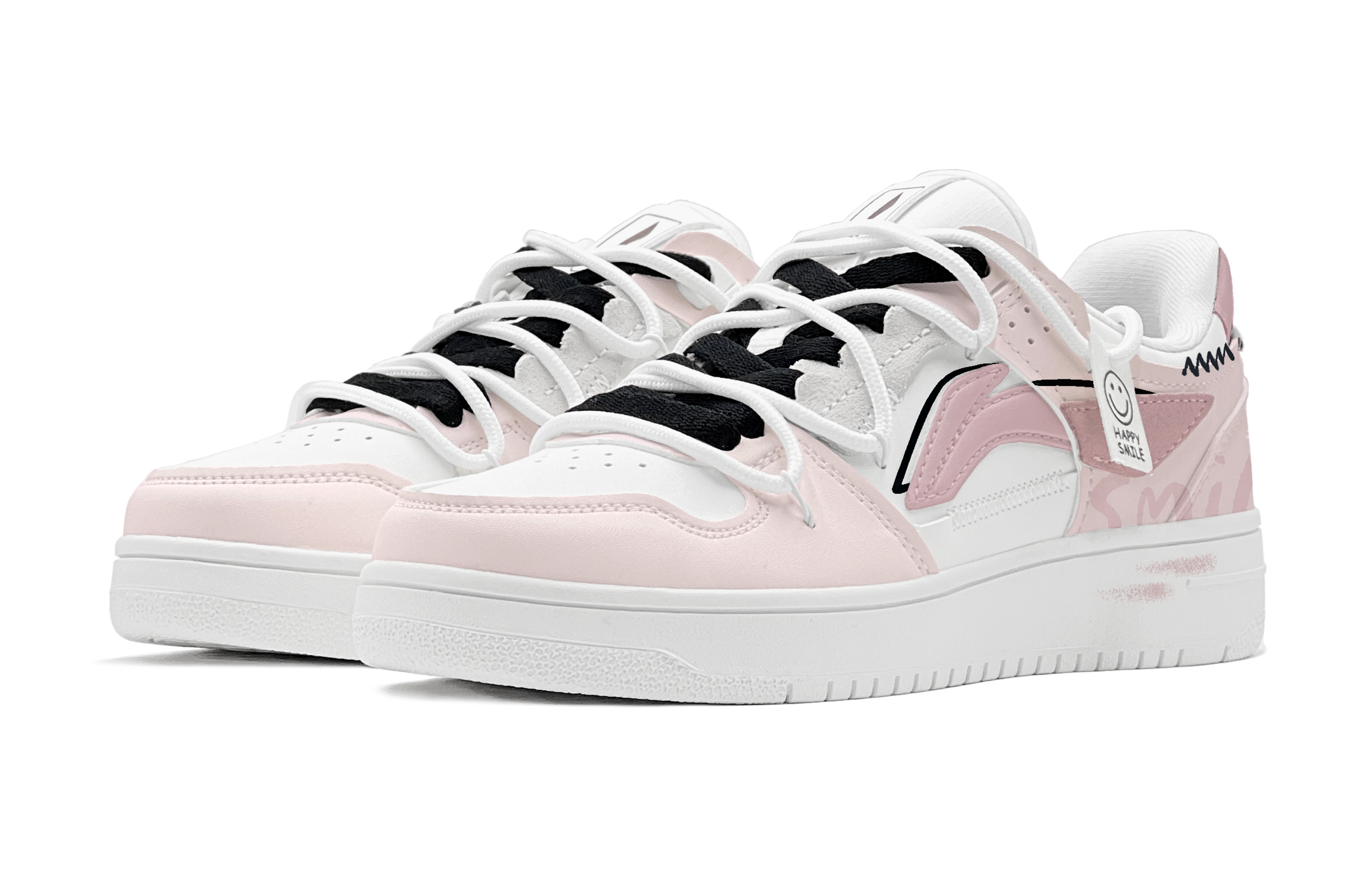 [Custom Shoes] (W) Li-Ning Tianji 'Smiley Pink-White' 圖 3