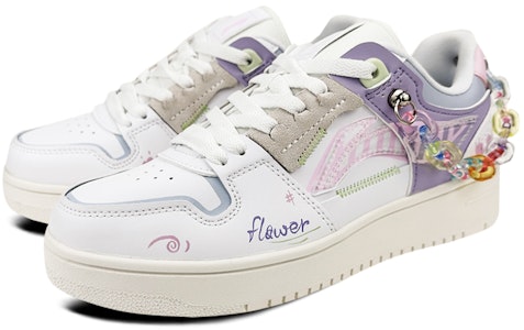 (W) Li-Ning Tianji "Tulip Graffiti" Blanco-Morado (Personalizadas) AGCP362-12(Team叁-女款郁金香S-BOXQD) Lookbook (W) Li-Ning Tianji "Tulip Graffiti" Blanco-Morado (Personalizadas) AGCP362-12(Team叁-女款郁金香S-BOXQD)