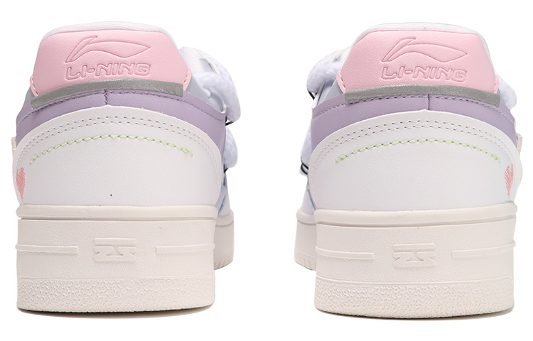 Purchase (W) [Kasut Custom] Li-Ning Tianji 'Putih Biru Ungu' AGCP362-12(TeamThree-女款解构风白蓝紫)