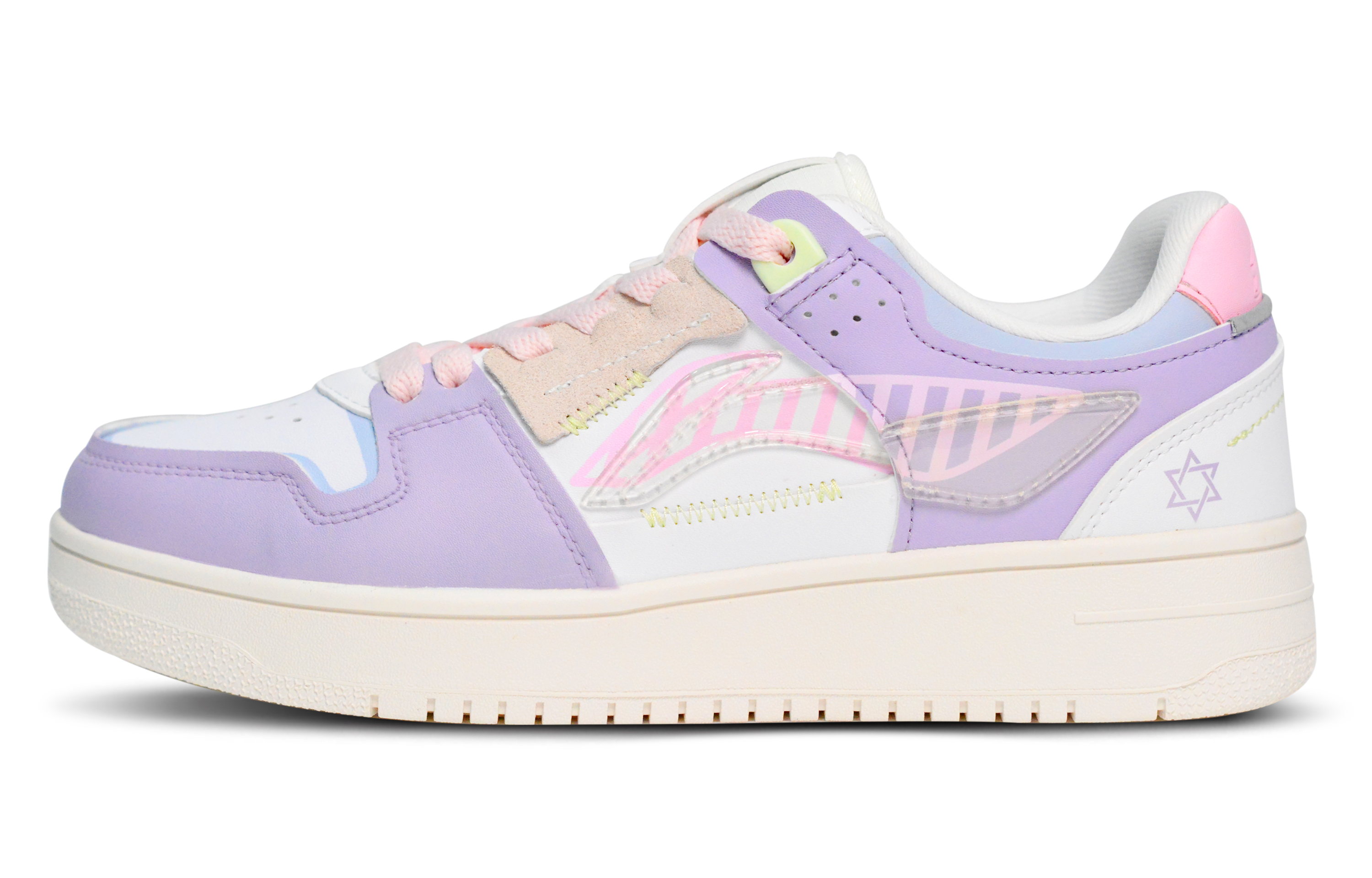 [Custom Shoes] (W) Li-Ning Tianji 'White Purple'