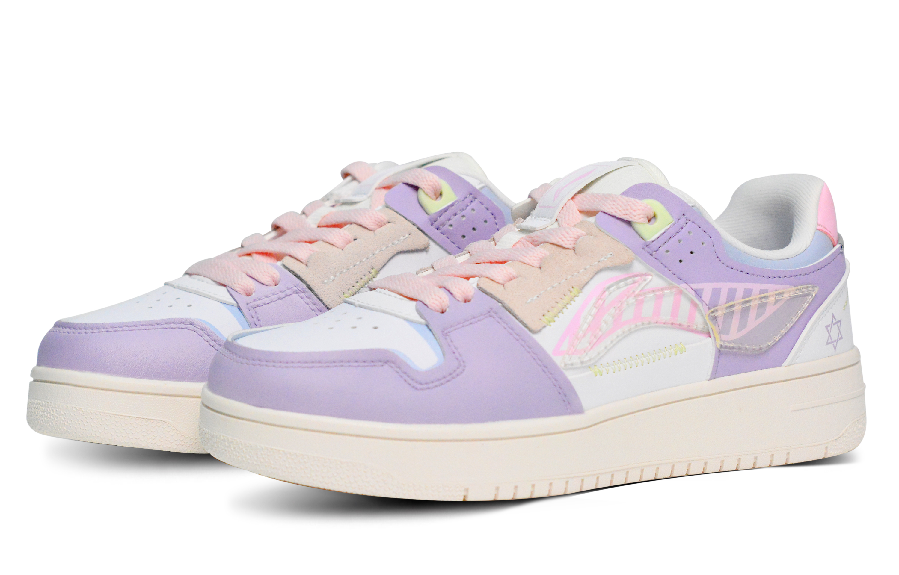 [Custom Shoes] (W) Li-Ning Tianji 'White Purple' 圖 3