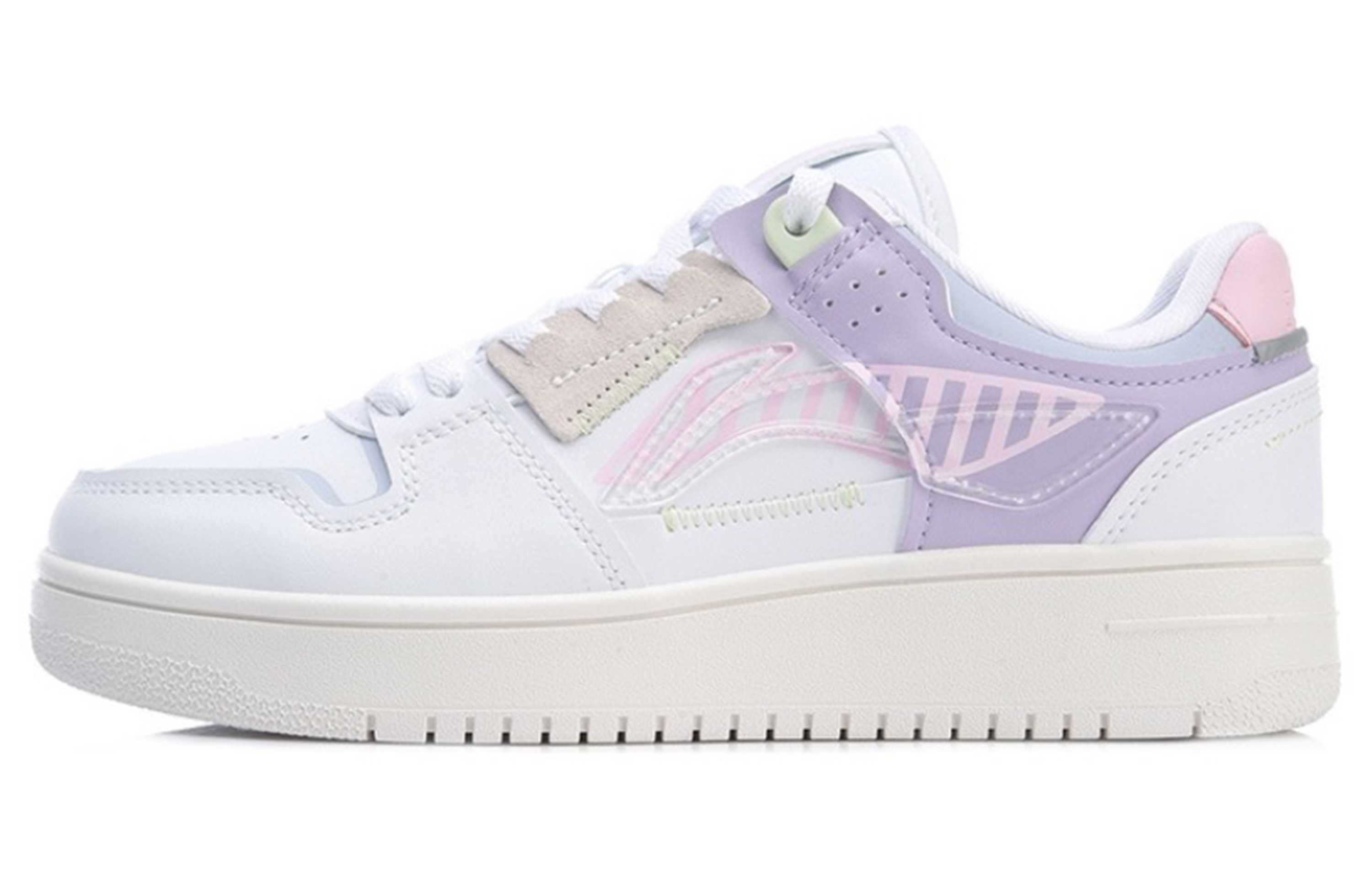 [Custom Shoes] (W) Li-Ning Tianji 'White Purple' 圖 6