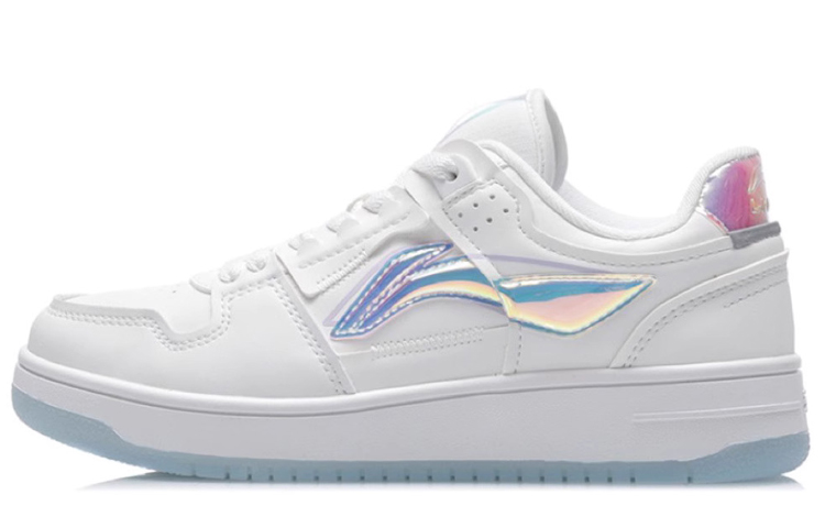Sizing (W) Zapatillas Li-Ning Tianji 'Blanco Púrpura Amarillo - Minimalista' AGCP362-8(Team40-女款魔法乐园白)