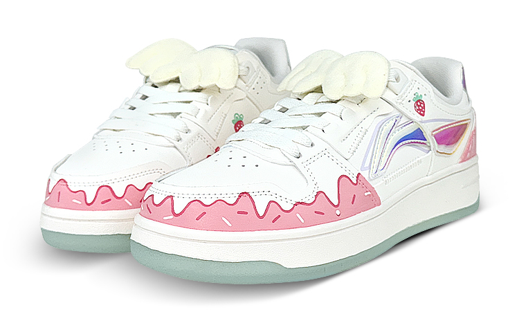 [Custom Shoes] (W) Li-Ning Tianji 'White Strawberry Cake' 圖 3