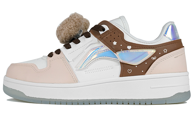 Buy (W) 리닝 천기 9 '레이저 브라운 베어' 커스텀 슈즈 AGCP362-8(Team陆-棕熊轻定制QD)