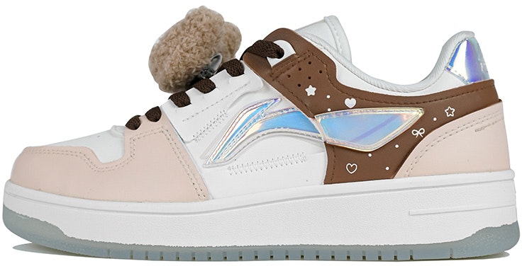 custom-shoes-women-li-ning-tianji-jiu-laser-brown-bear