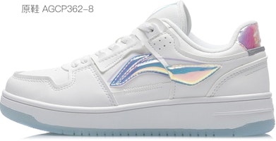 【定制球鞋】 LiNing李宁 天迹 玖制 鐳射 棕熊撞色 可愛氛圍 玩偶 少女心 低幫 板鞋 女款 棕白 Sizing 【定制球鞋】 LiNing李宁 天迹 玖制 鐳射 棕熊撞色 可愛氛圍 玩偶 少女心 低幫 板鞋 女款 棕白